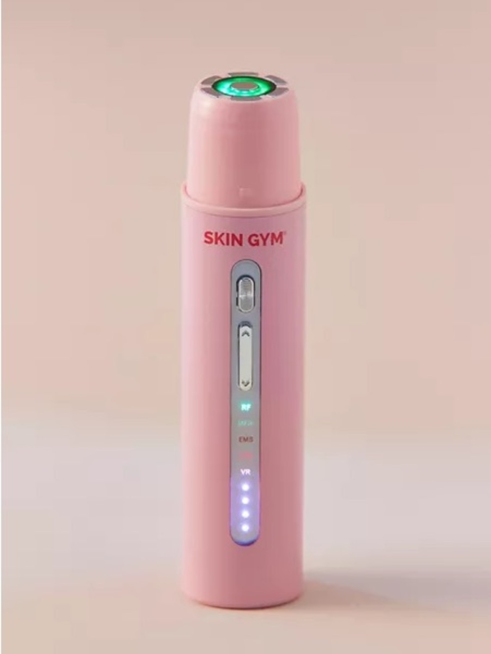 SKIN GYM GlowLIT RF skincare wand facial device blue green red light therapy NEW